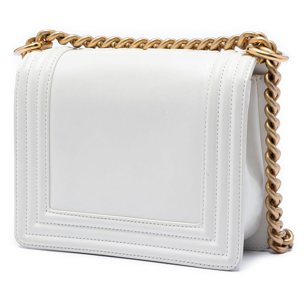 Chanel Square Calfskin Boy Reverso Flap