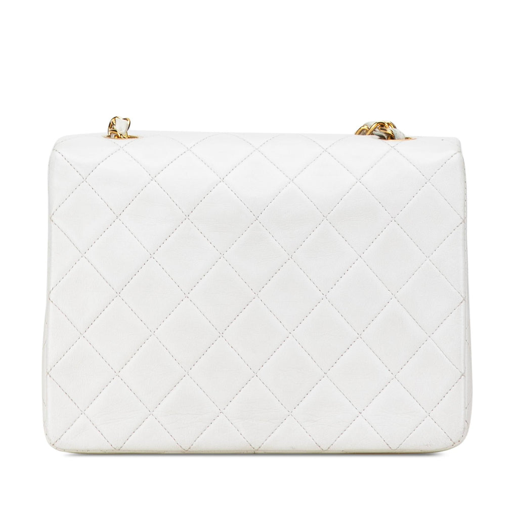 Chanel Square Classic Quilted Lambskin Flap (SHG-iqwoWK)
