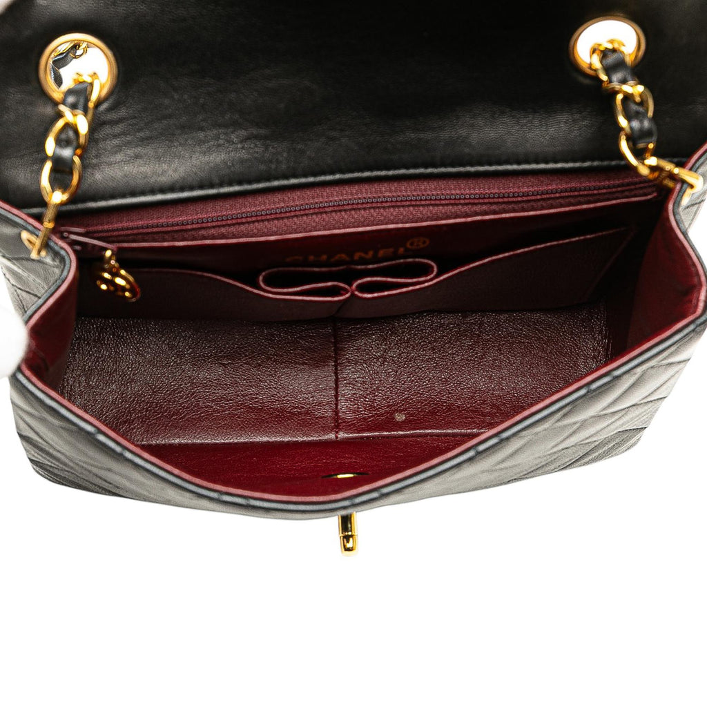 Chanel Square Quilted Lambskin Single Flap