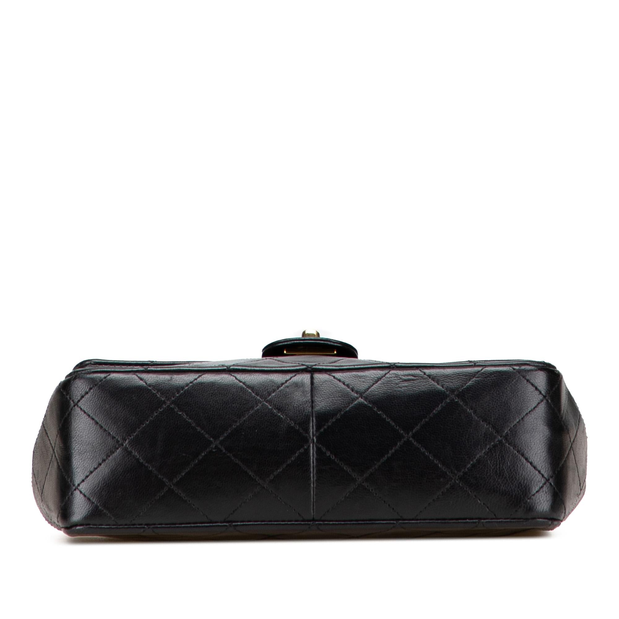 Chanel Square Quilted Lambskin Single Flap