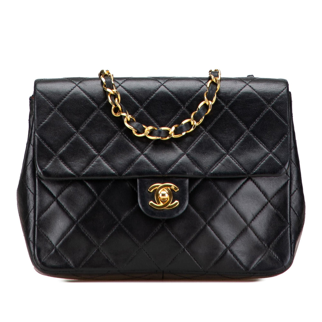 Chanel Square Quilted Lambskin Single Flap