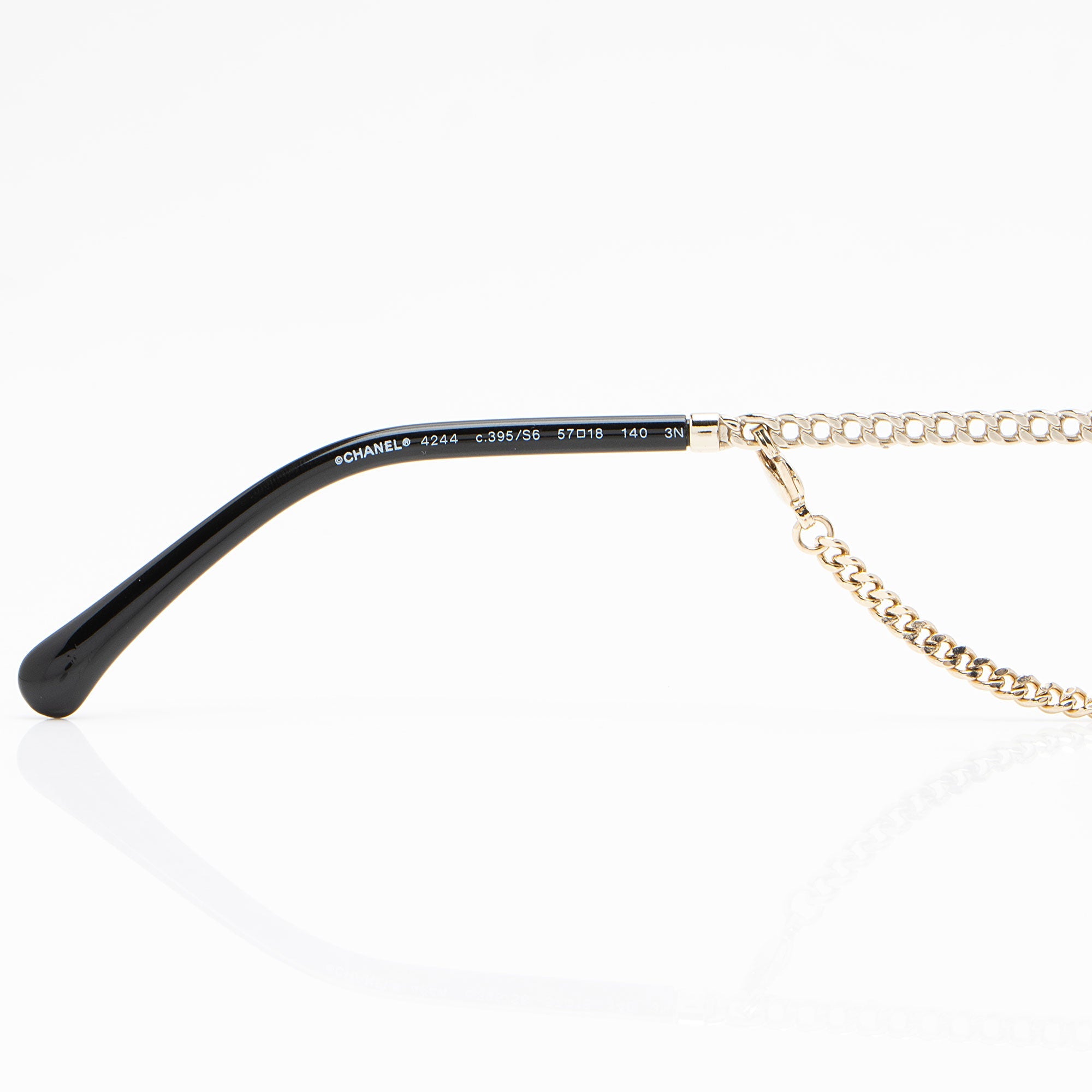 Chanel Square Removable Chain Around Sunglasses