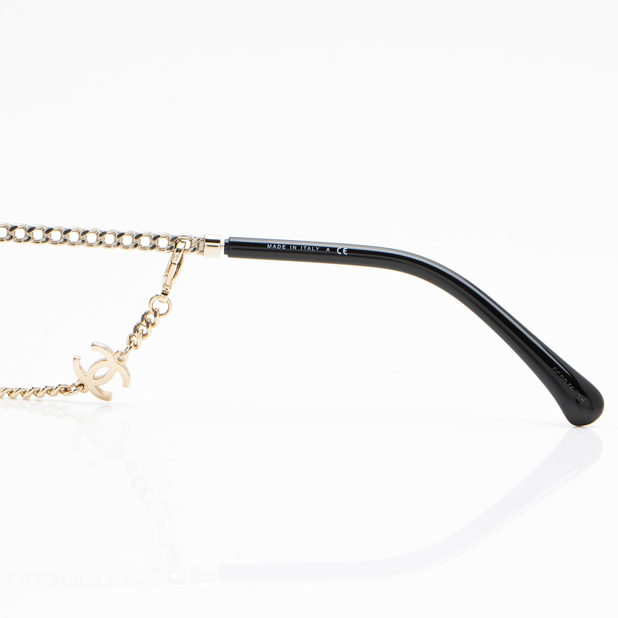 Chanel Square Removable Chain Around Sunglasses