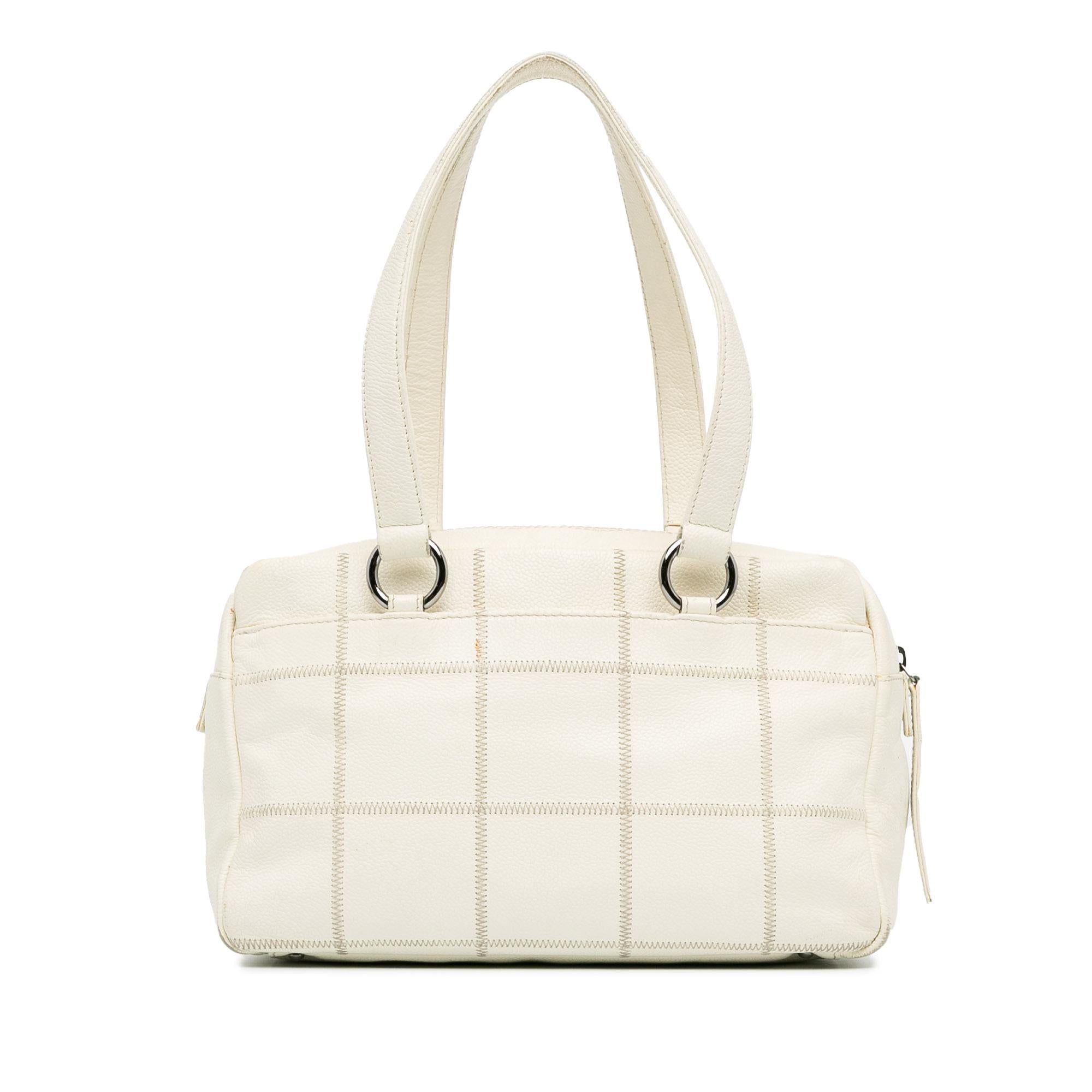 Chanel Square Stitch LAX Bowler Bag (SHG-MakcWZ)