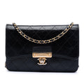 Chanel Stitched Goatskin Golden CC Wallet On Chain