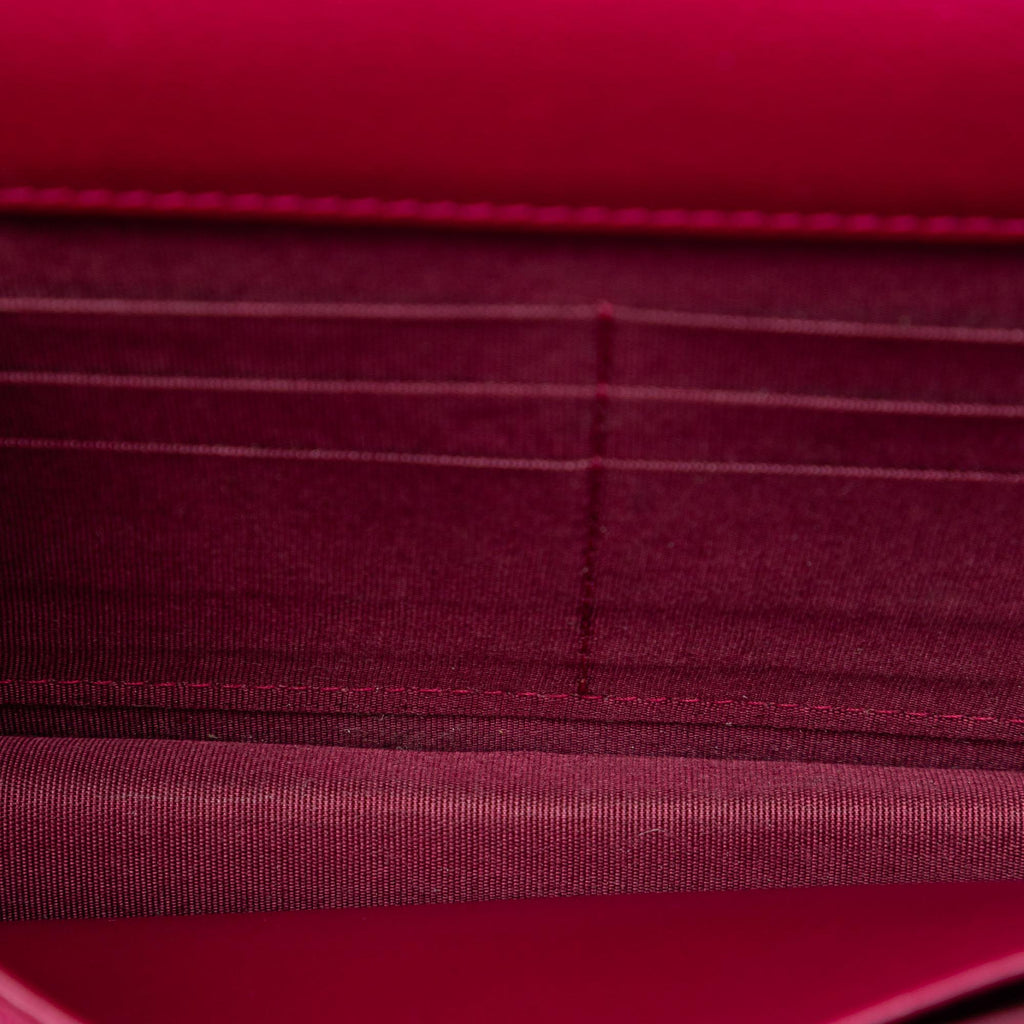 Chanel Stitched Goatskin Golden CC Wallet On Chain