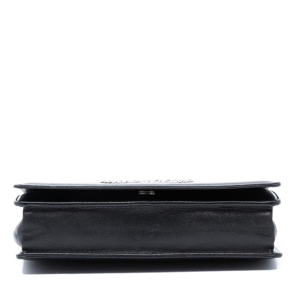 Chanel Studded Lambskin CC Wallet on Chain