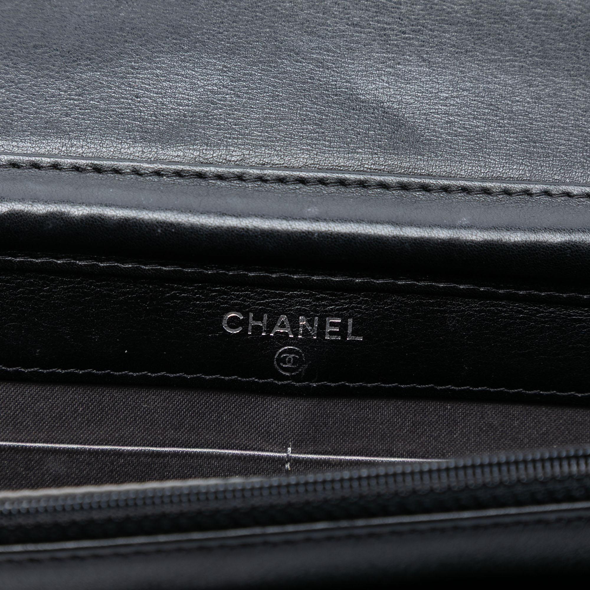 Chanel Studded Lambskin CC Wallet on Chain