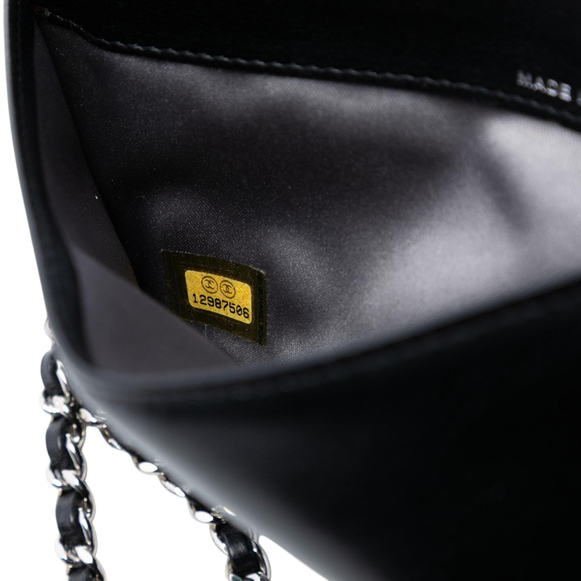 Chanel Studded Lambskin CC Wallet on Chain