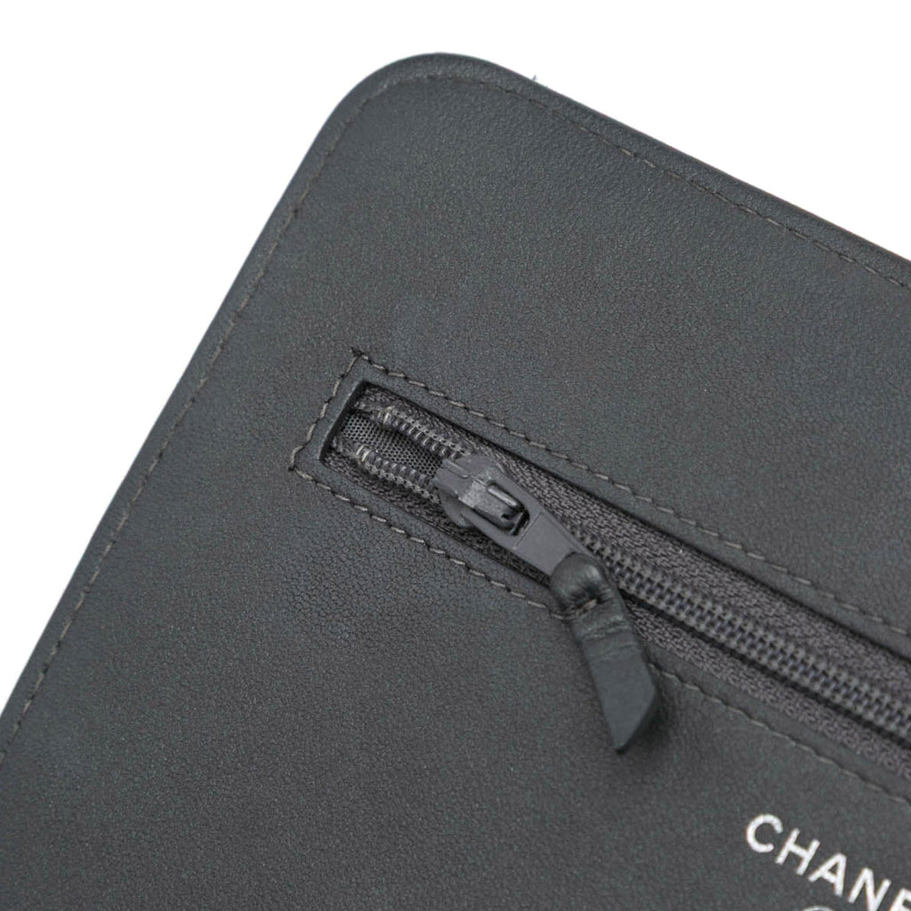 Chanel Studded Lambskin Camellia Wallet On Chain