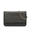 Chanel Studded Leather Wallet on Chain