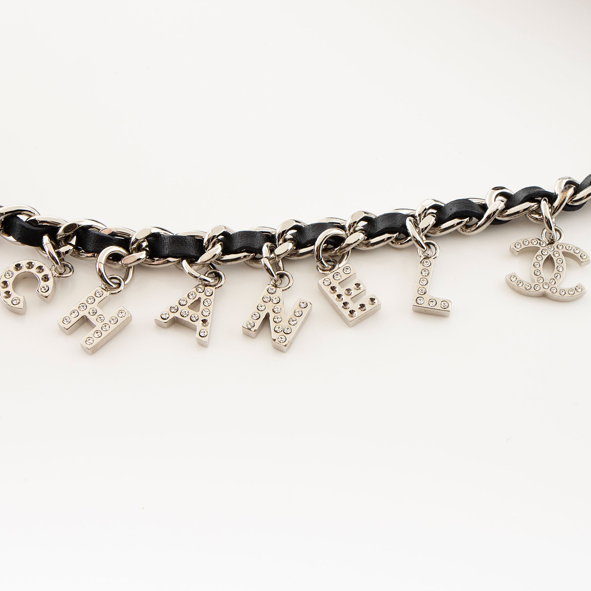 Chanel Suede Crystal Cocostellar Wallet on Chain