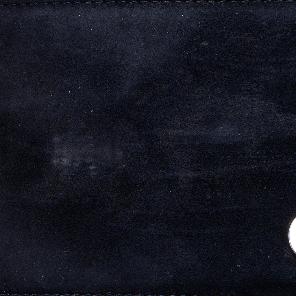 Chanel Suede Crystal Cocostellar Wallet on Chain