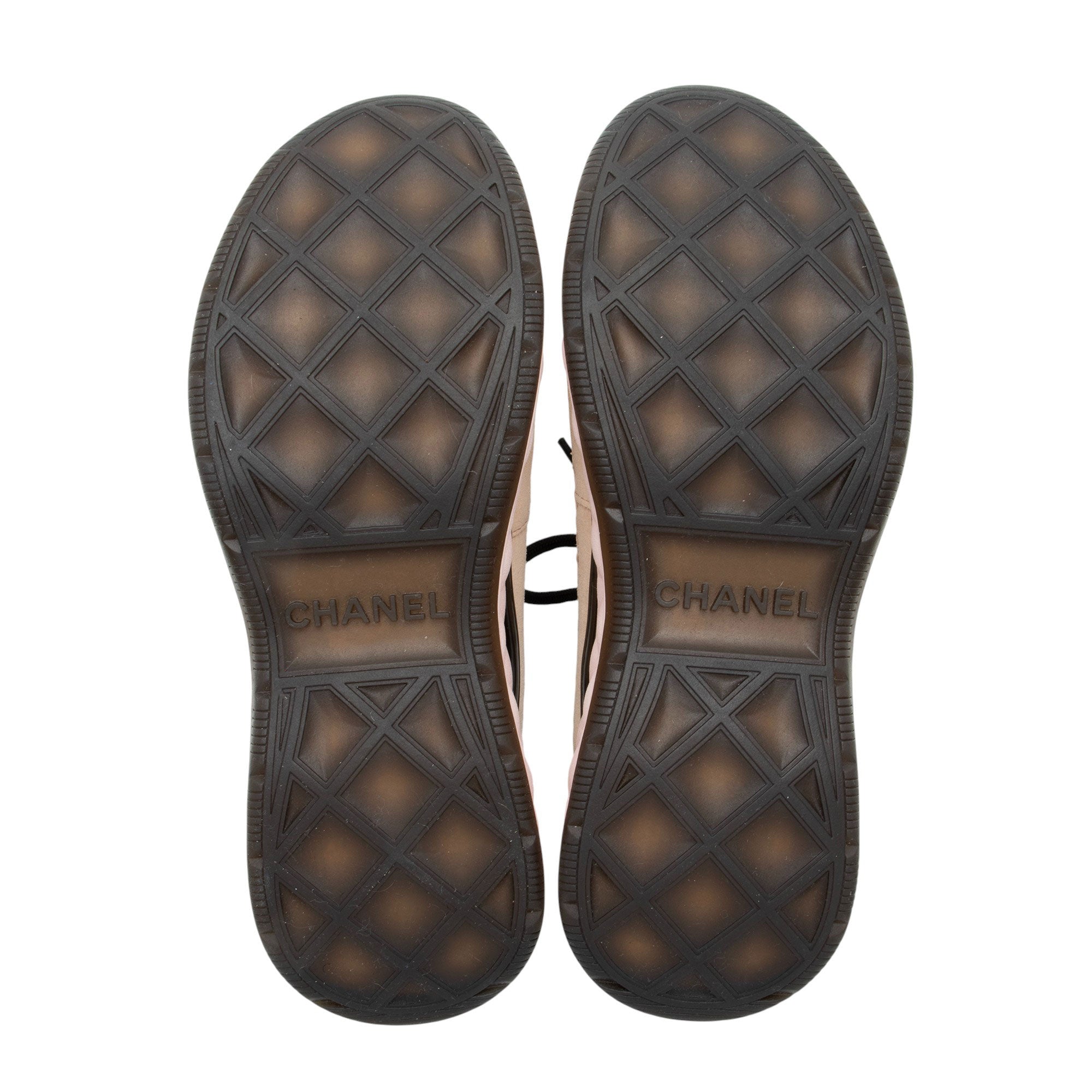 Chanel Suede Mesh CC Cap Toe Sneakers - Size 10 / 40