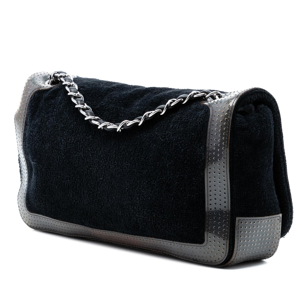 Chanel Terry Cloth CC Sport Line Shoulder Bag