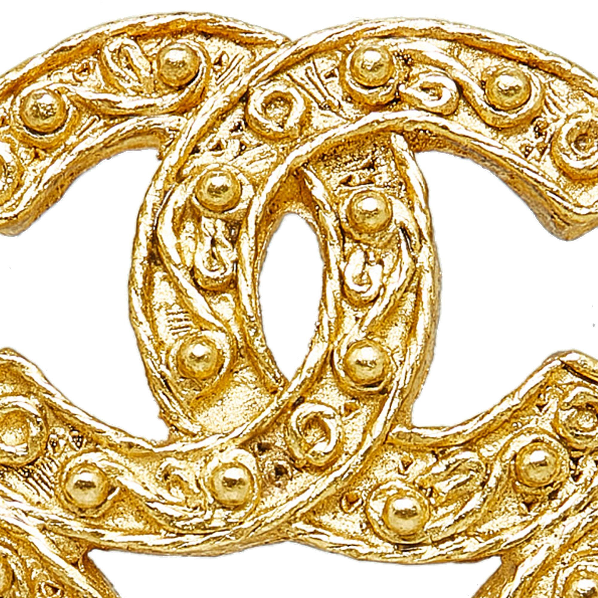 Chanel Triple CC Brooch (SHG-EvYBHU)