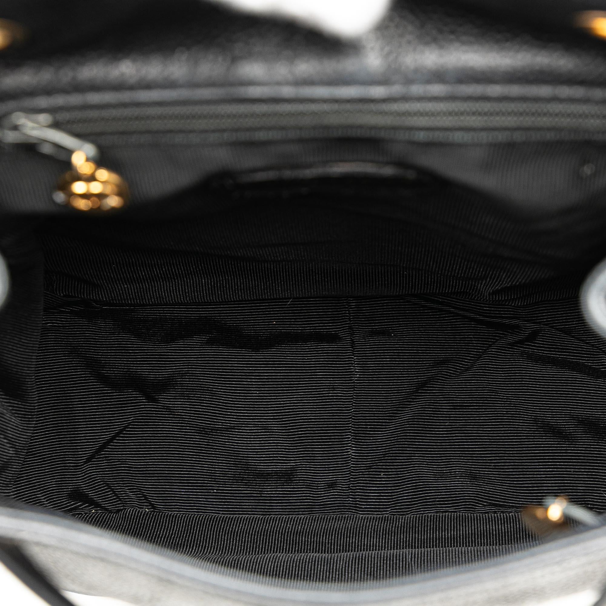 Chanel Triple CC Caviar Backpack (SHG-tGYTGh)