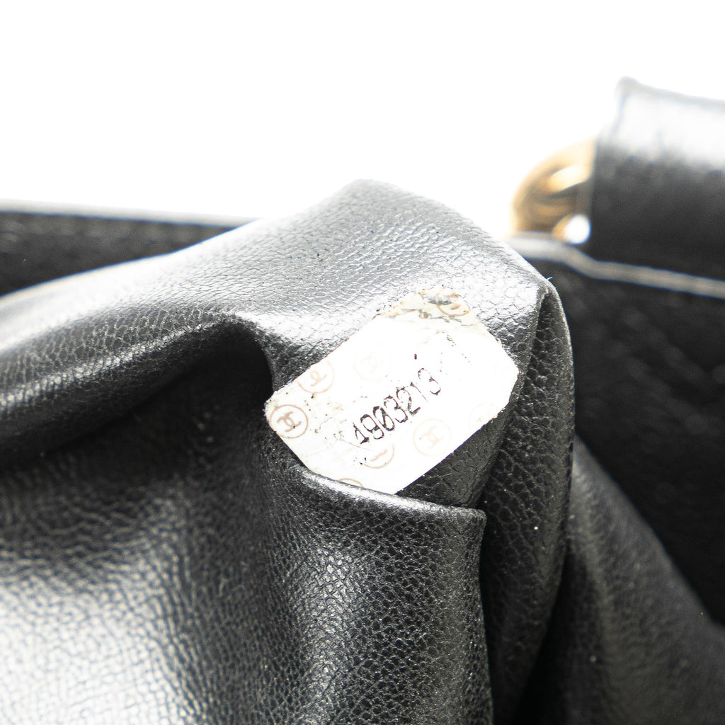 Chanel Triple CC Caviar Bucket