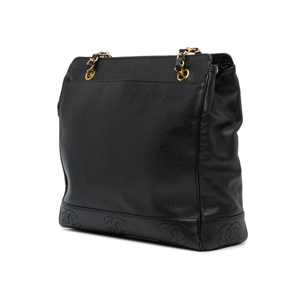Chanel Triple CC Caviar Shoulder Bag (SHG-nlZ7rY)