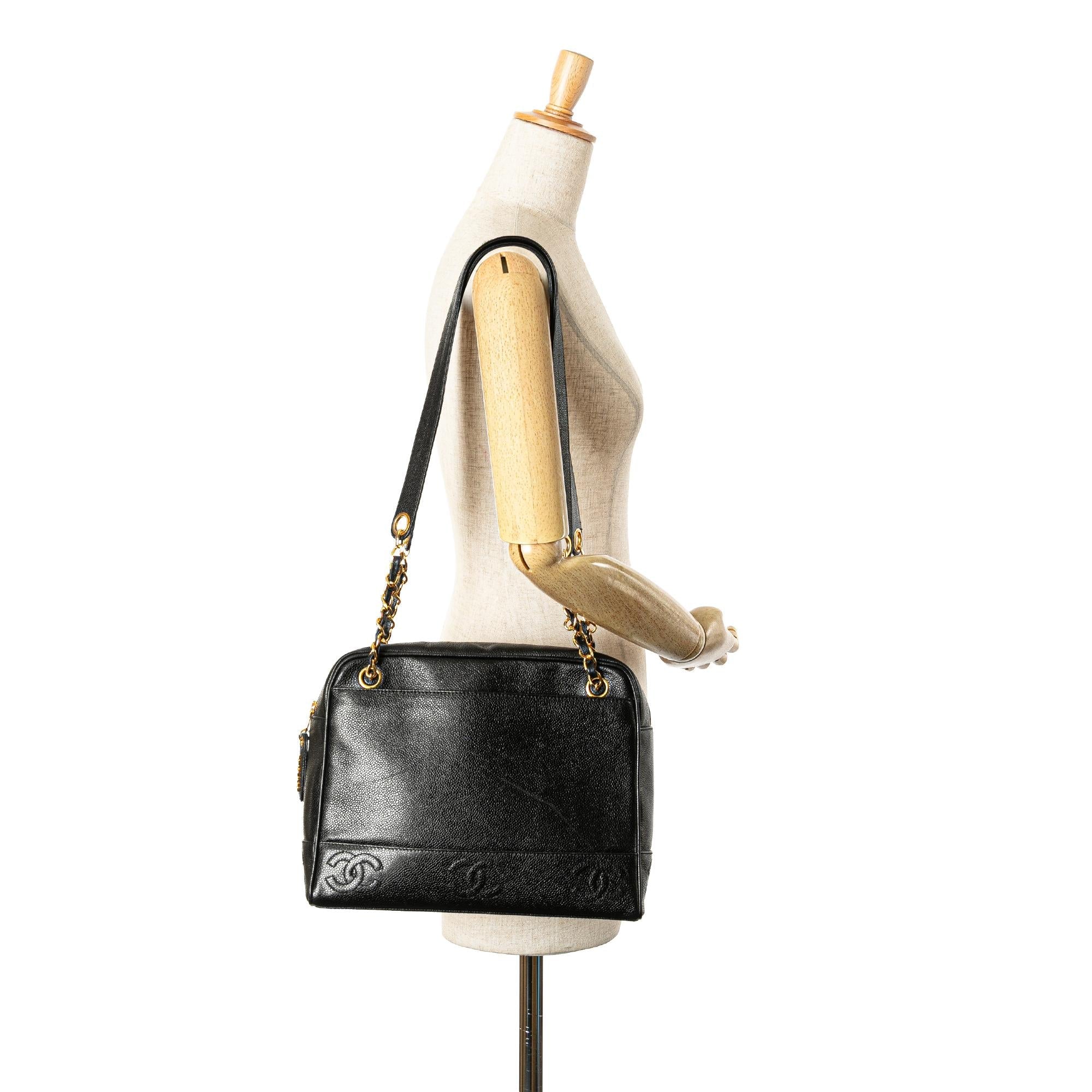 Chanel Triple CC Caviar Shoulder Bag
