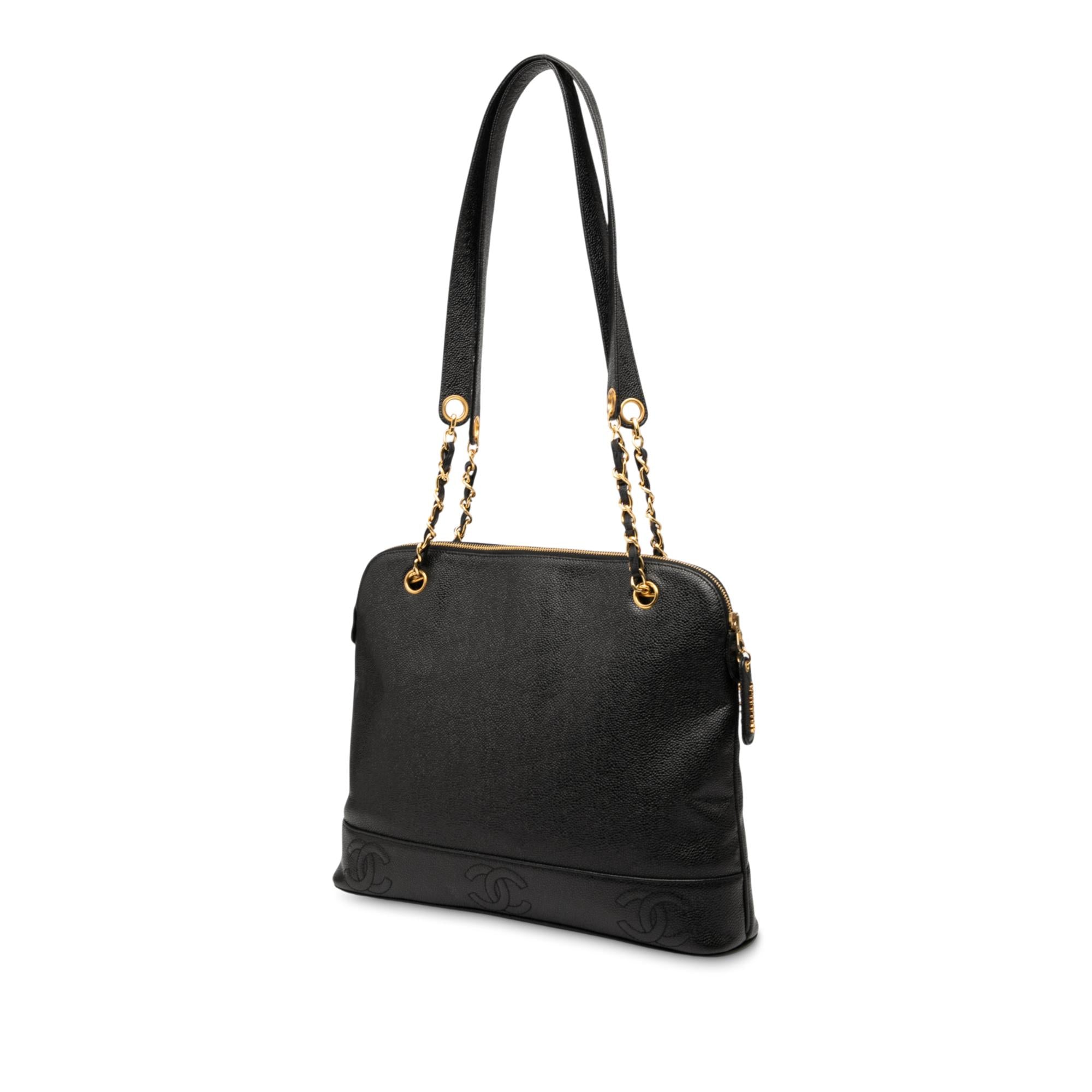 Chanel Triple CC Caviar Shoulder Bag