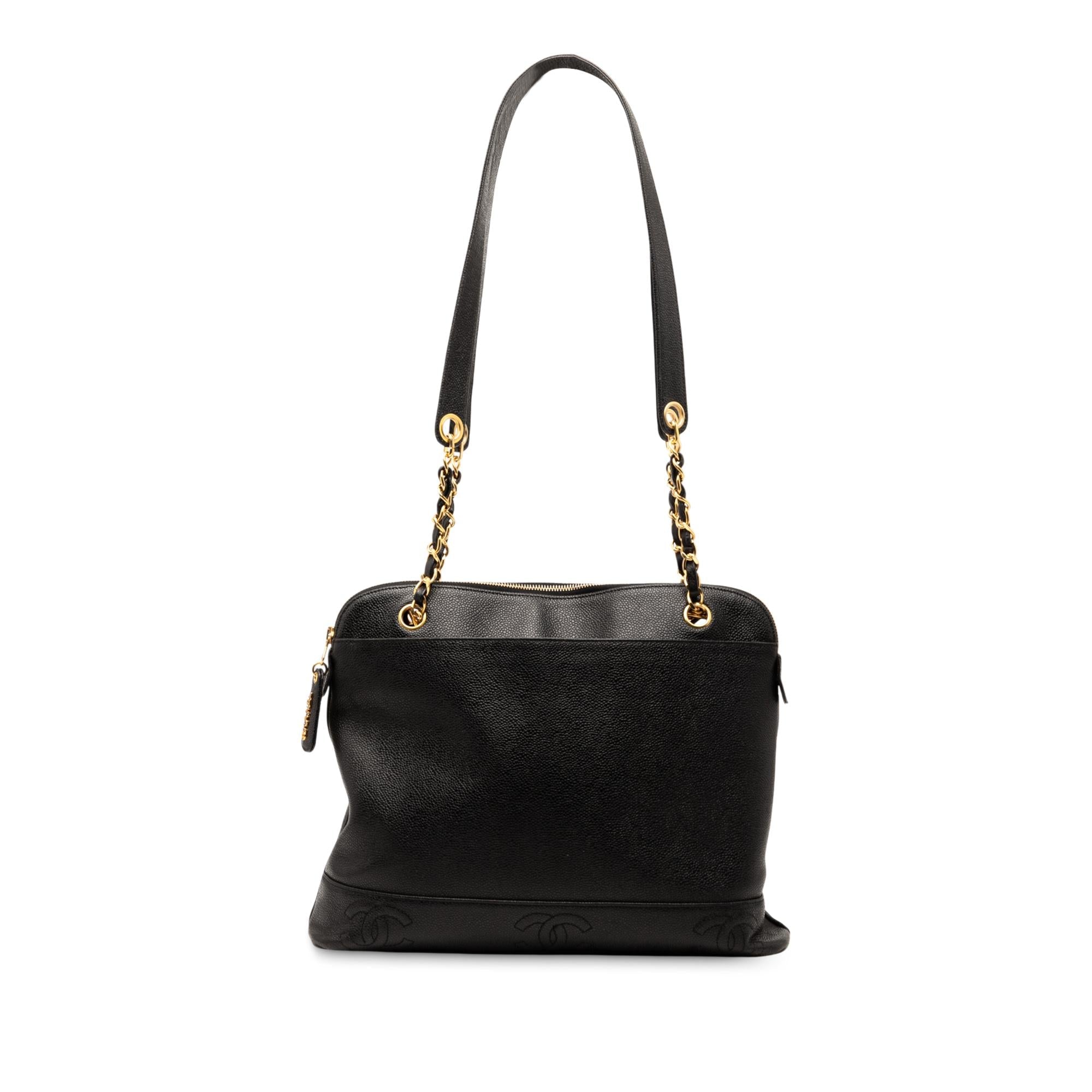 Chanel Triple CC Caviar Shoulder Bag