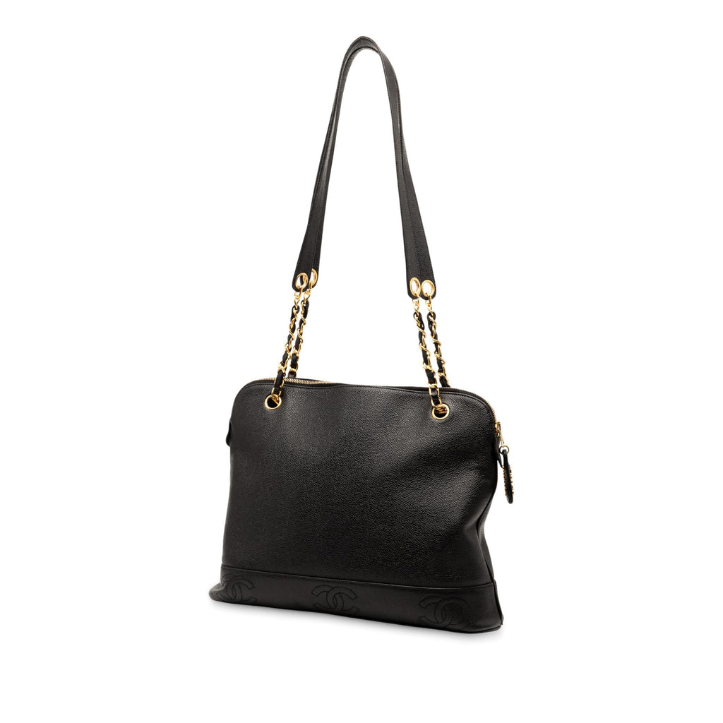 Chanel Triple CC Caviar Shoulder Bag