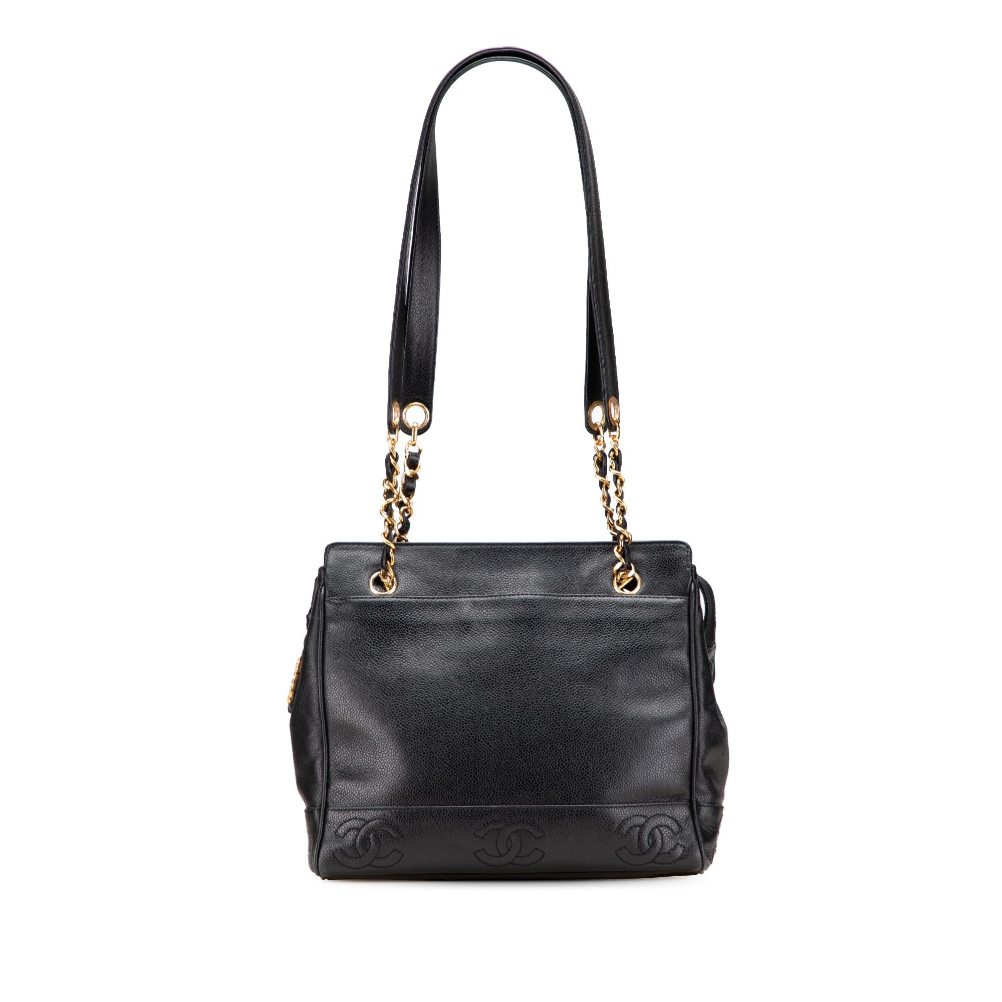 Chanel Triple CC Caviar Shoulder Bag