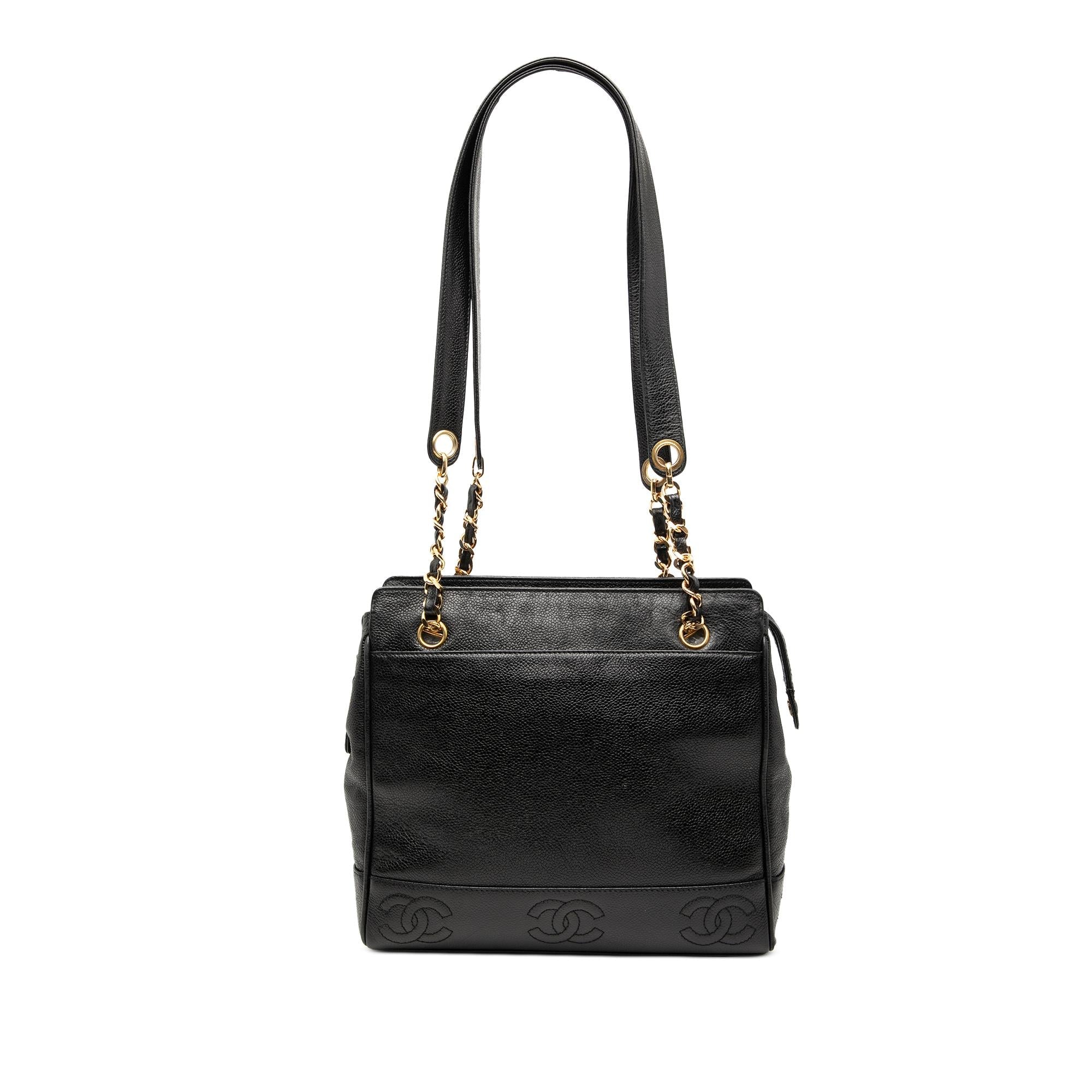 Chanel Triple CC Caviar Shoulder Bag