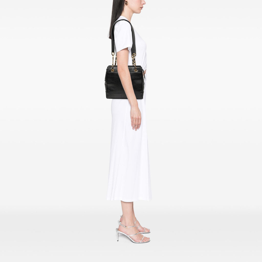 Chanel Triple CC Caviar Shoulder Bag