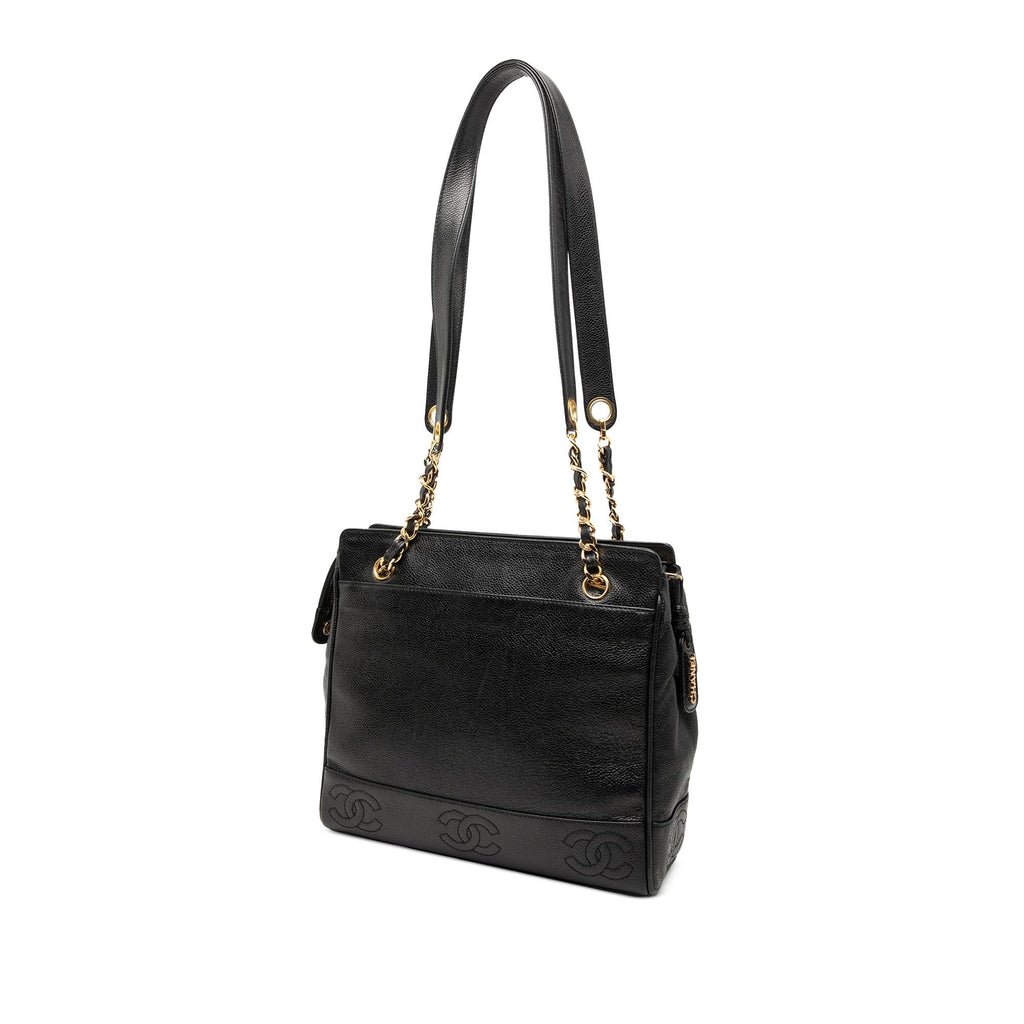 Chanel Triple CC Caviar Shoulder Bag