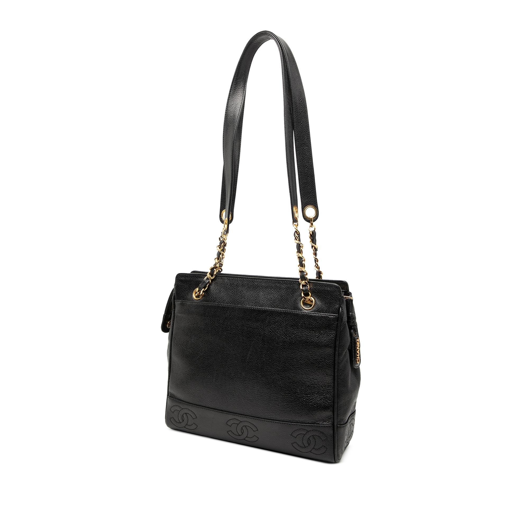 Chanel Triple CC Caviar Shoulder Bag