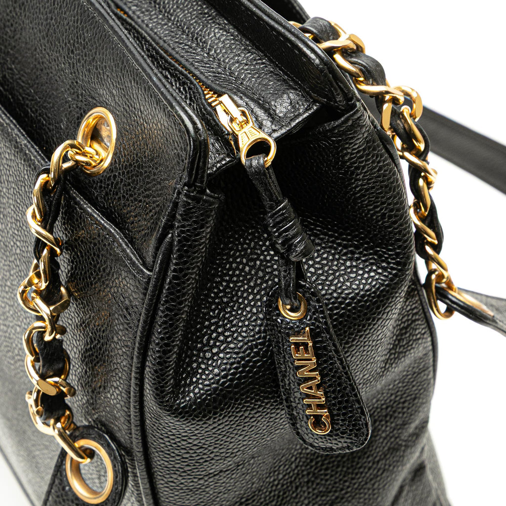 Chanel Triple CC Caviar Tote