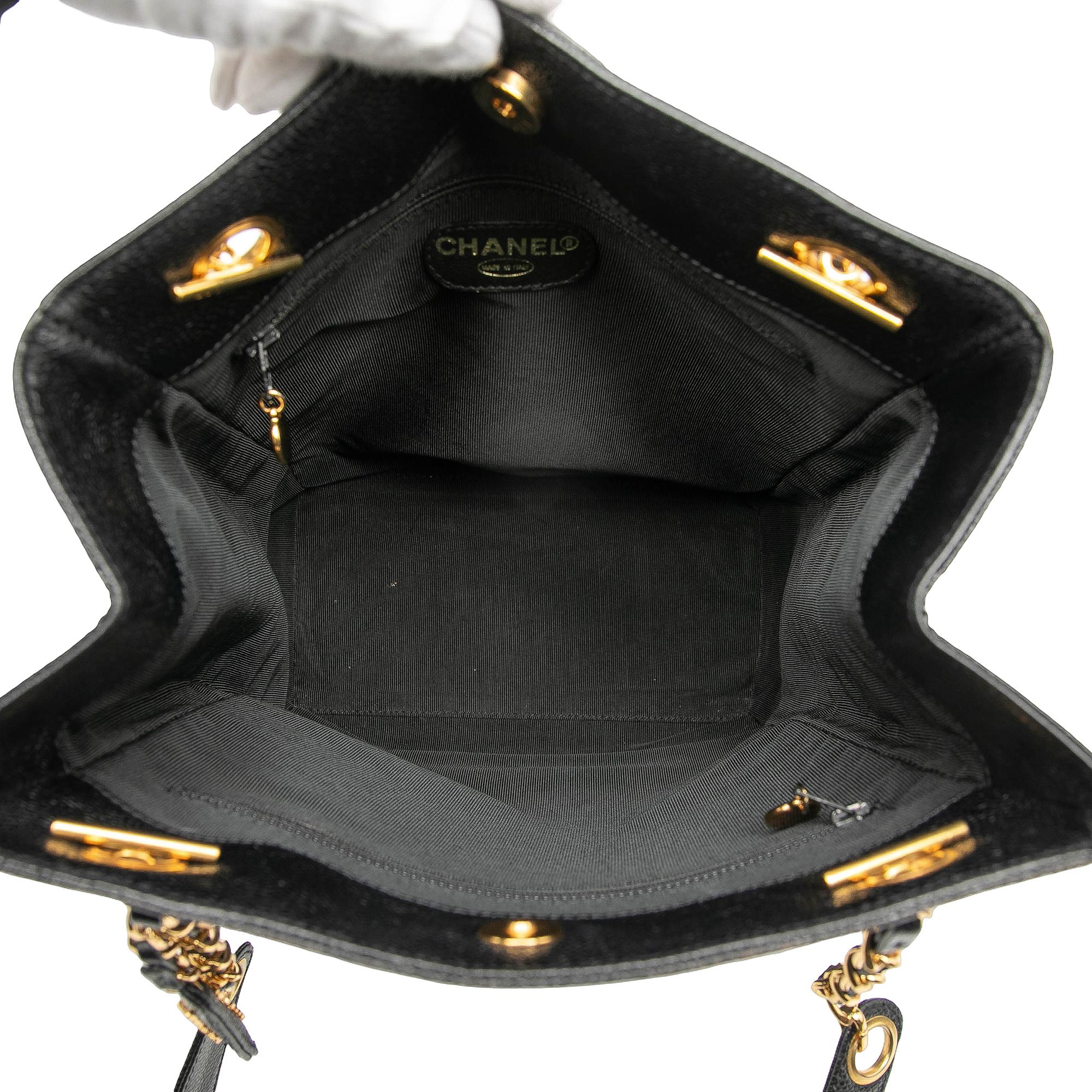 Chanel Triple CC Caviar Tote