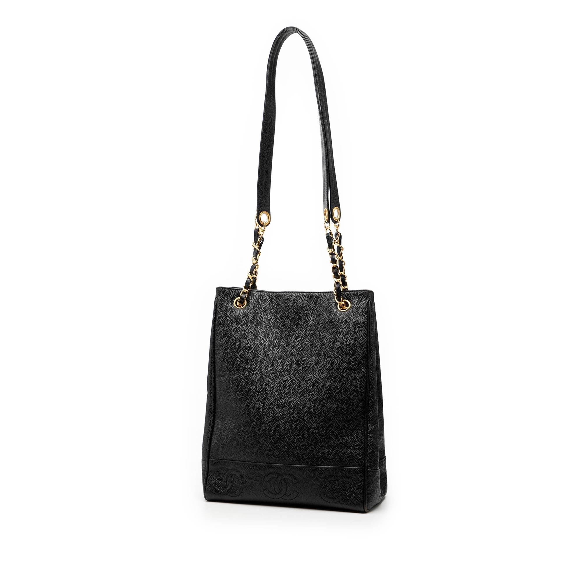 Chanel Triple CC Caviar Tote