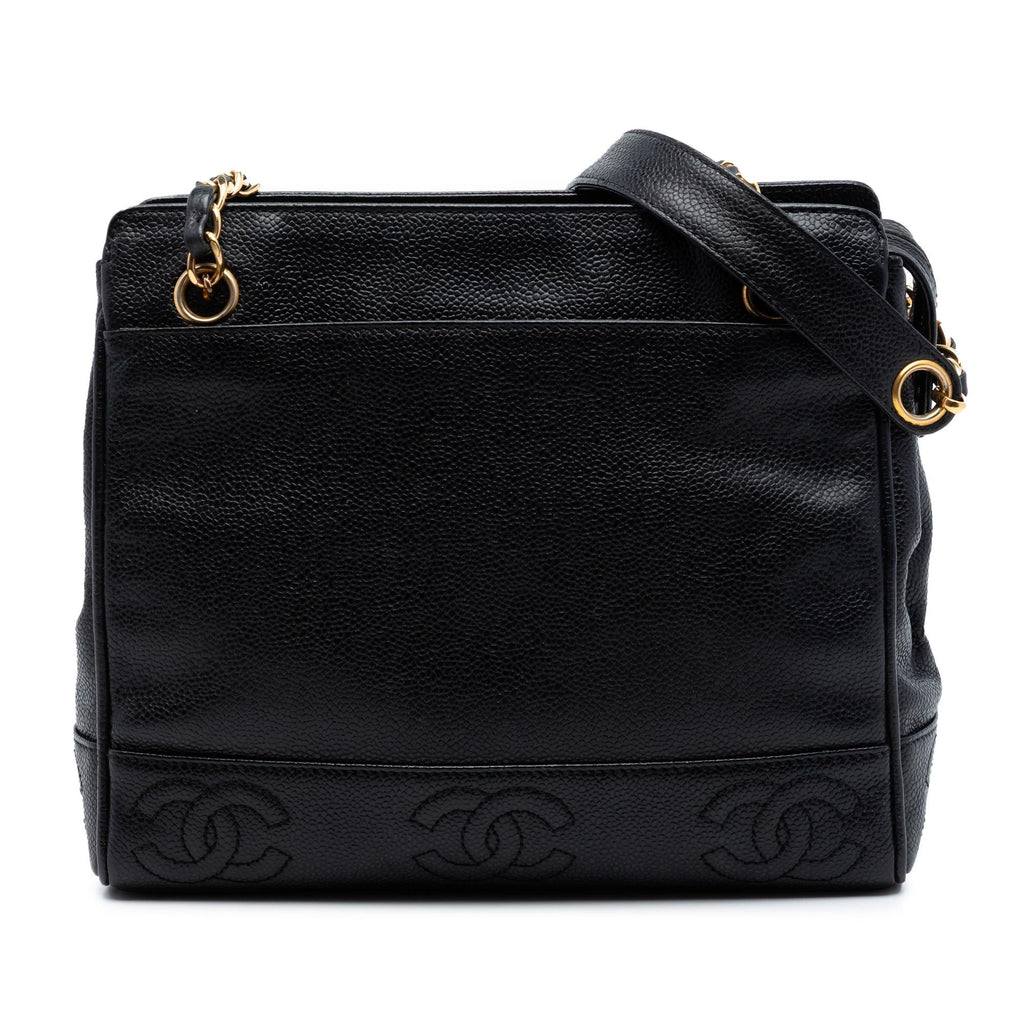 Chanel Triple CC Caviar Tote