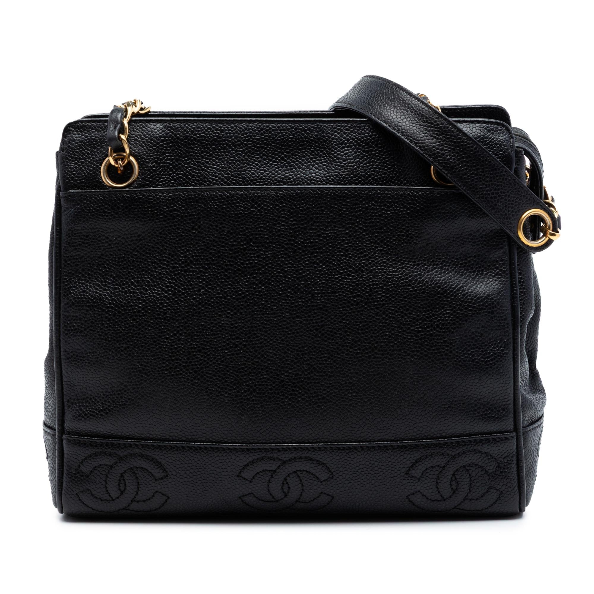 Chanel Triple CC Caviar Tote