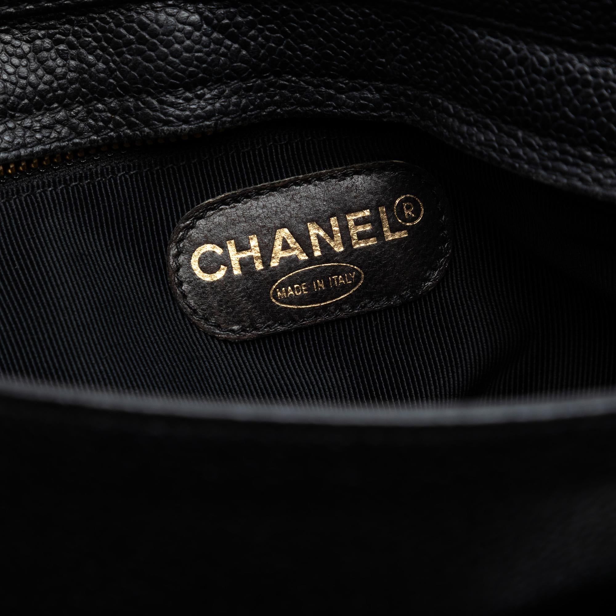 Chanel Triple CC Caviar Tote