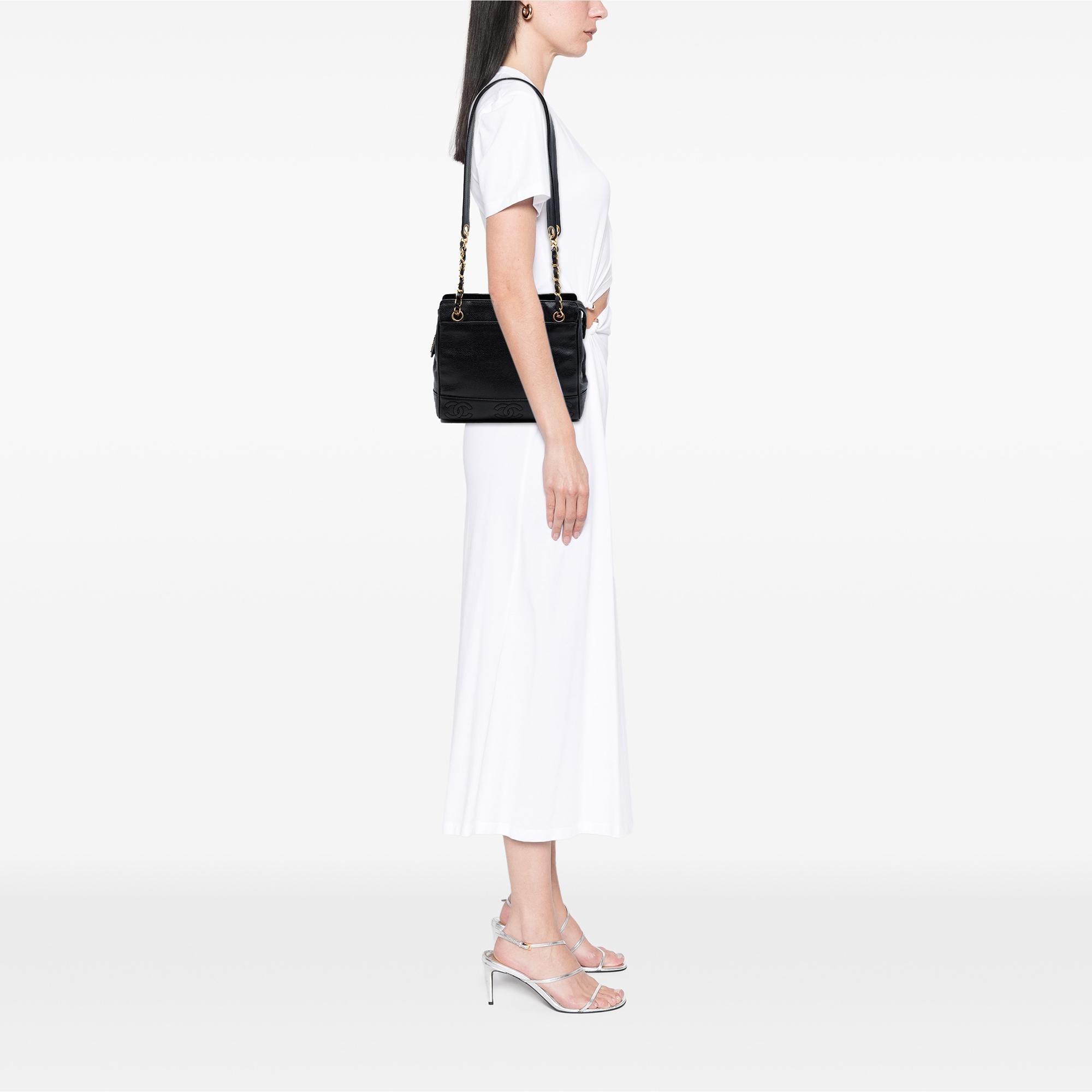 Chanel Triple CC Caviar Tote