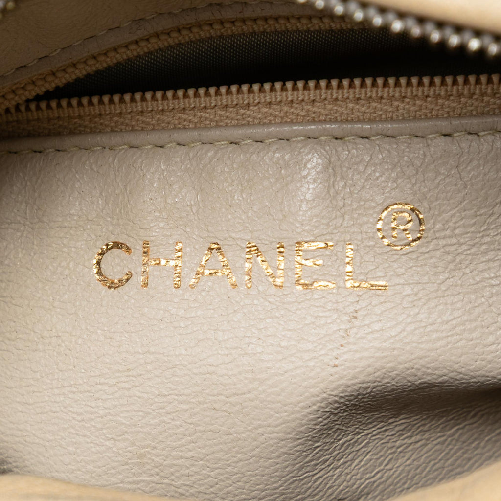 Chanel Triple CC Lambskin Tassel Chain Camera Bag