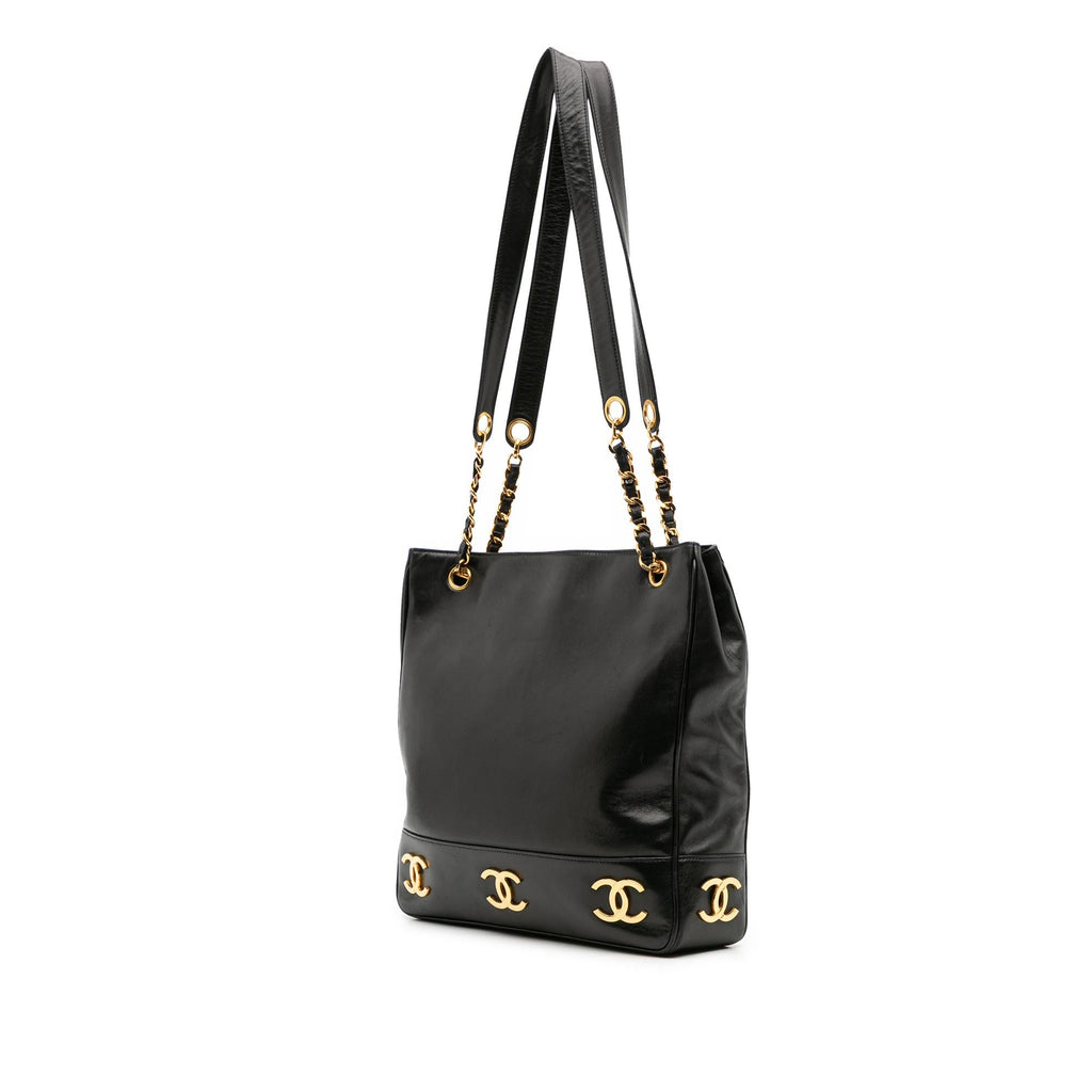 Chanel Triple CC Lambskin Tote