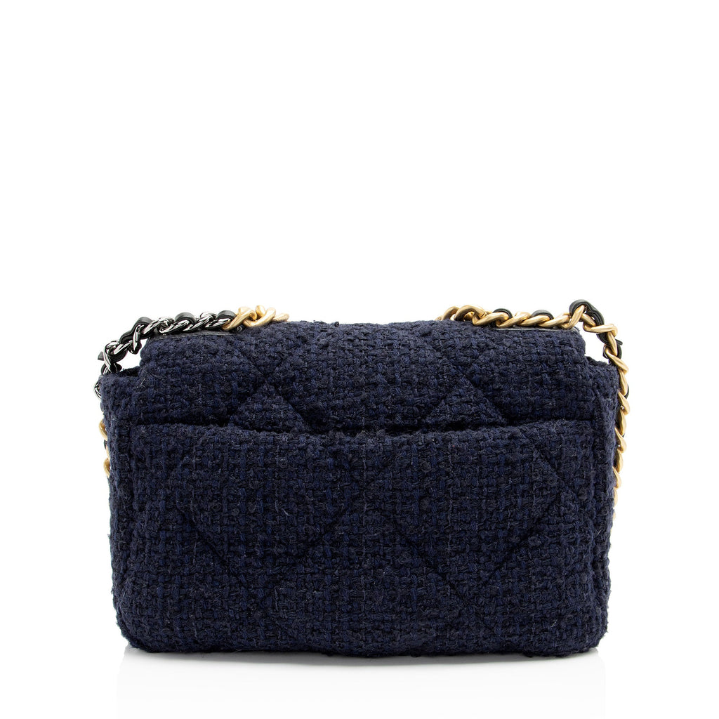 Chanel Tweed 19 Medium Flap Bag