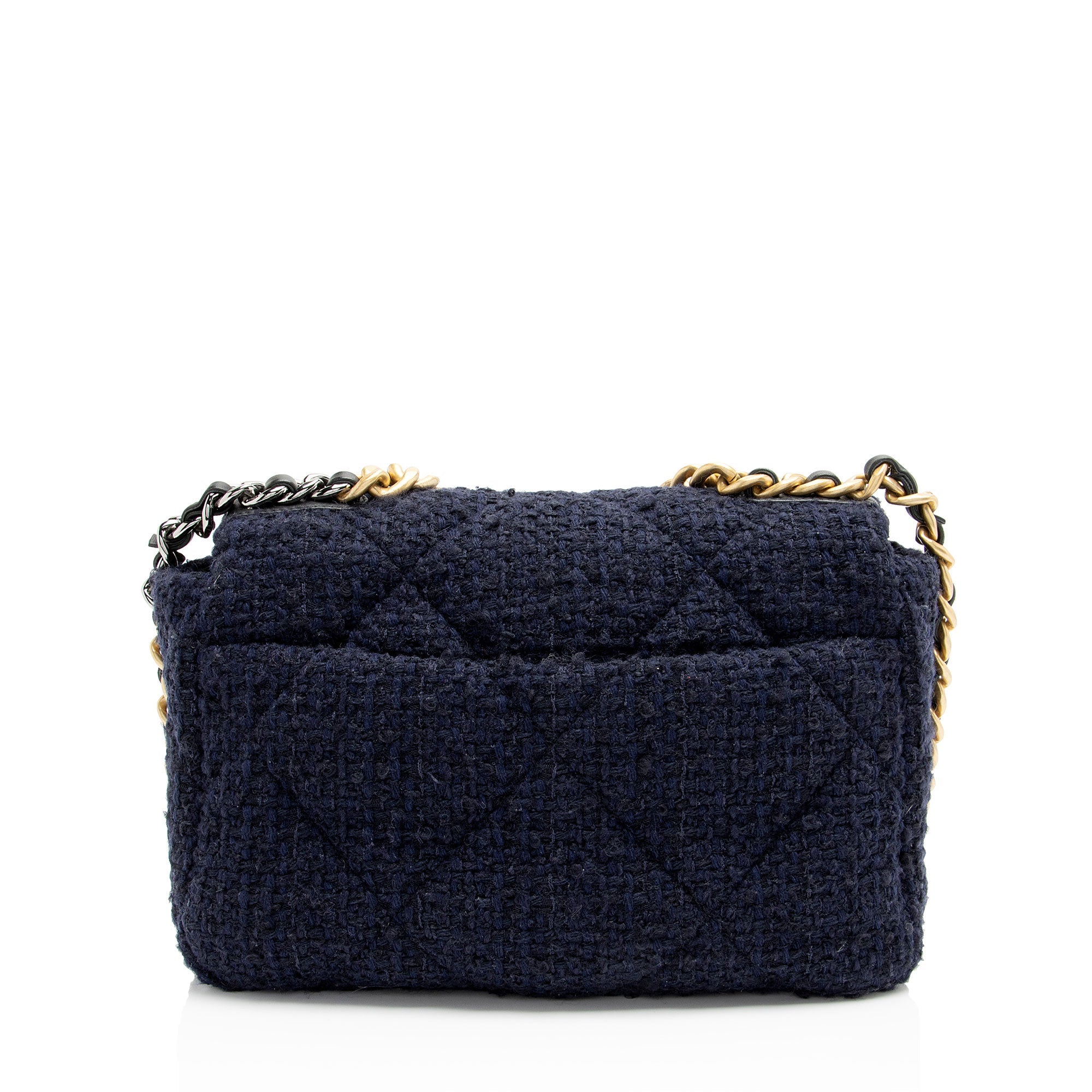 Chanel Tweed 19 Medium Flap Bag