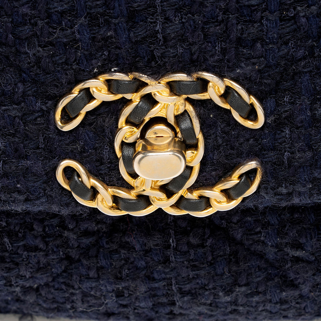 Chanel Tweed 19 Medium Flap Bag