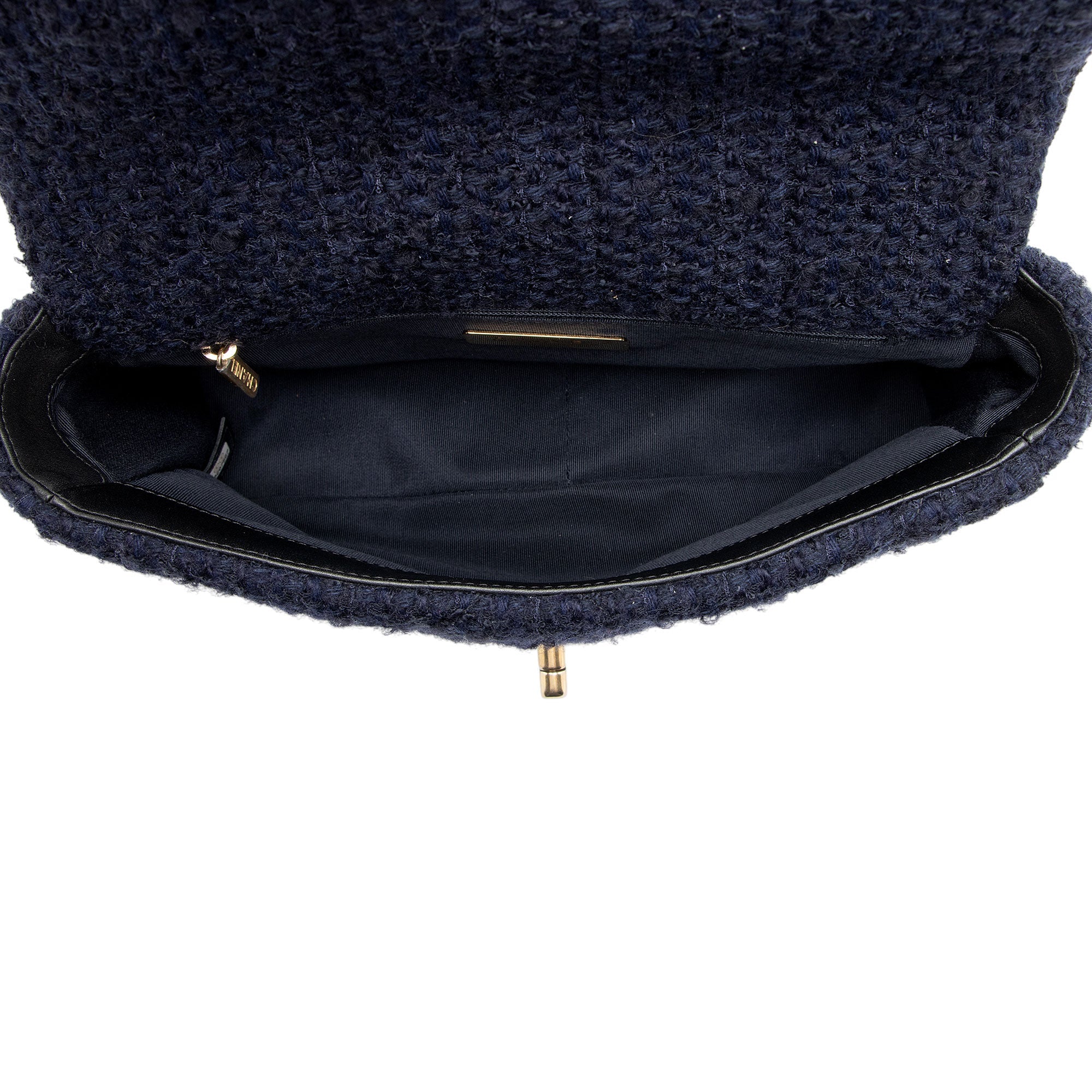 Chanel Tweed 19 Medium Flap Bag