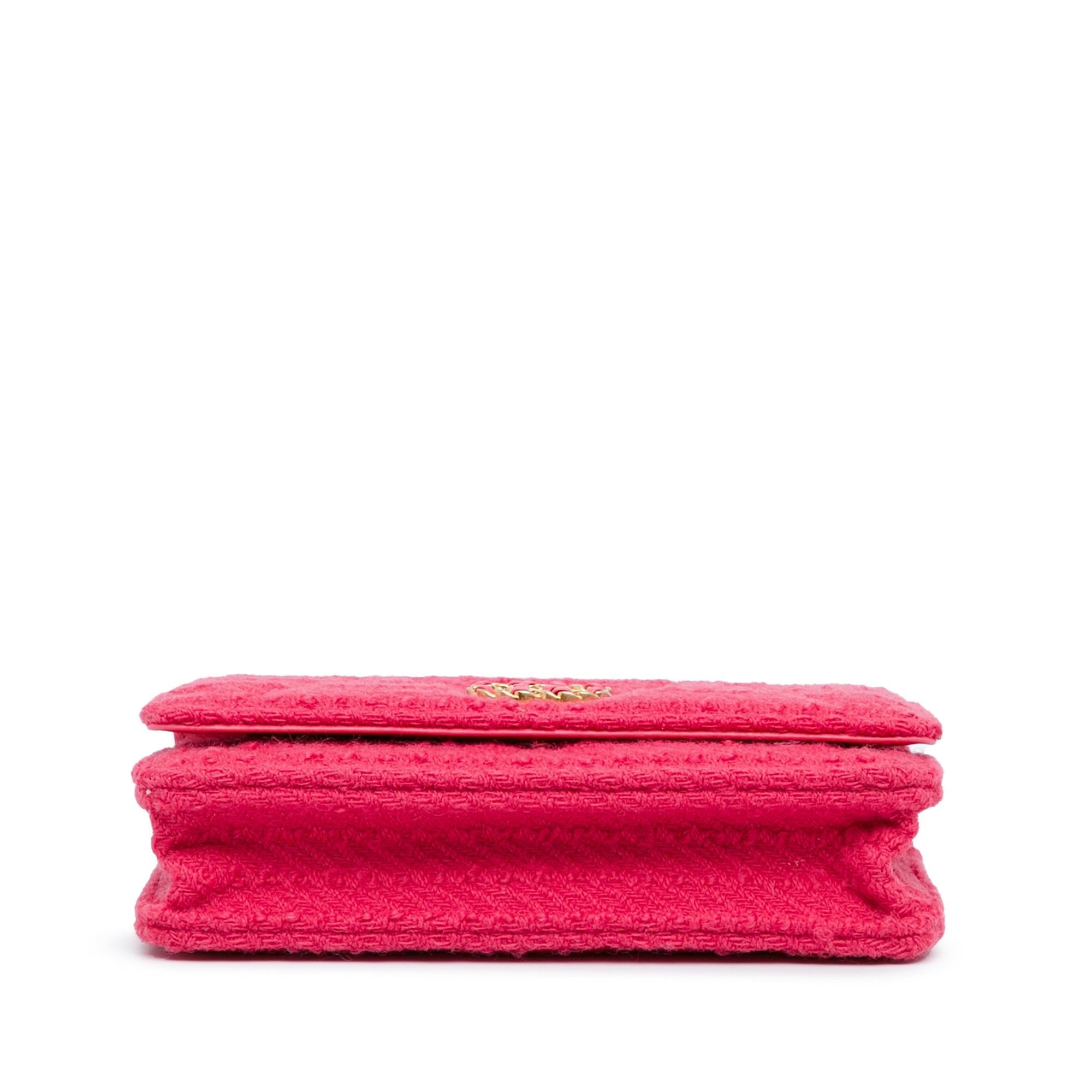 Chanel Tweed 19 Wallet On Chain (SHG-foUaPL)
