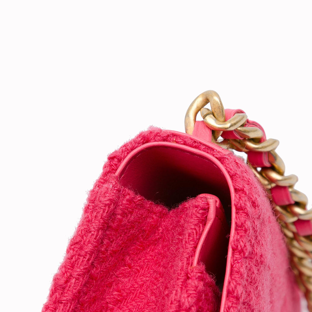 Chanel Tweed 19 Wallet On Chain (SHG-foUaPL)