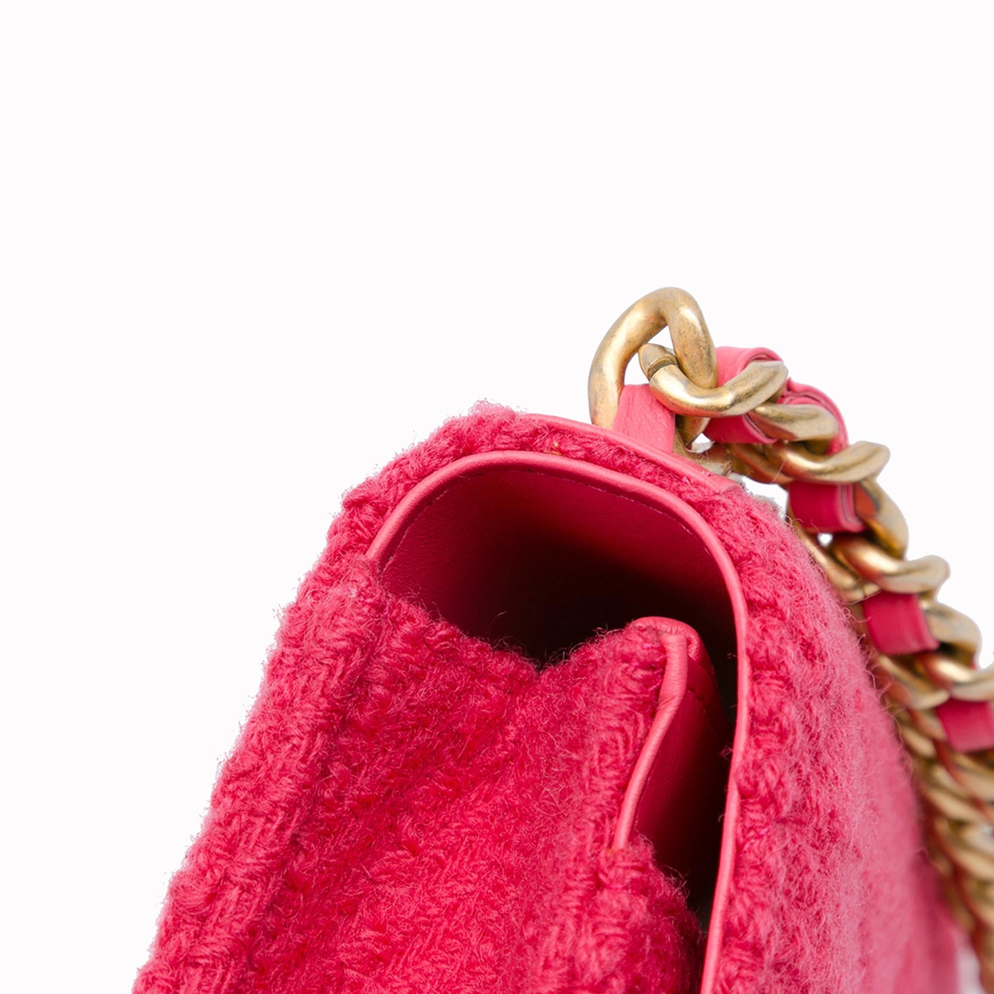 Chanel Tweed 19 Wallet On Chain (SHG-foUaPL)