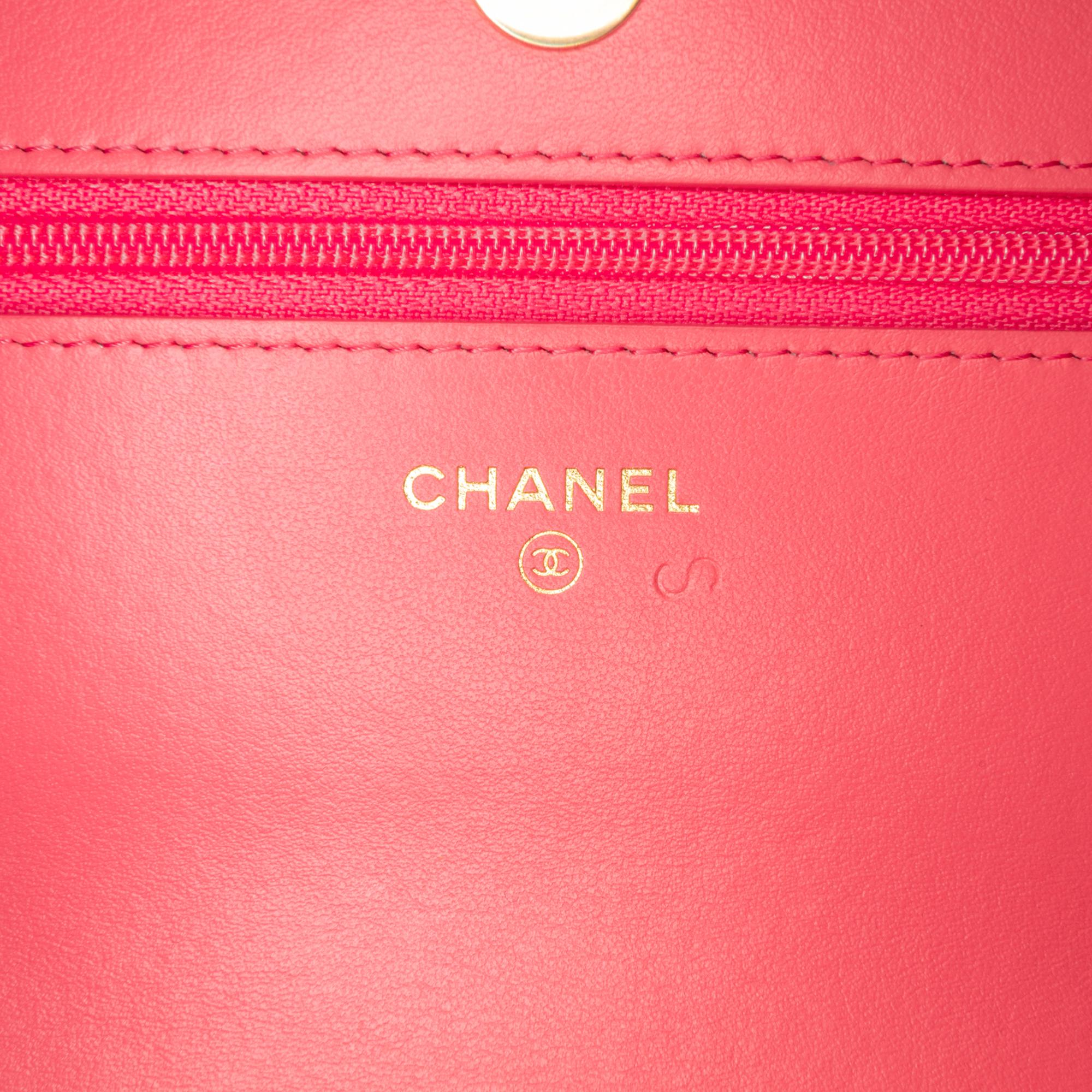 Chanel Tweed 19 Wallet On Chain (SHG-foUaPL)