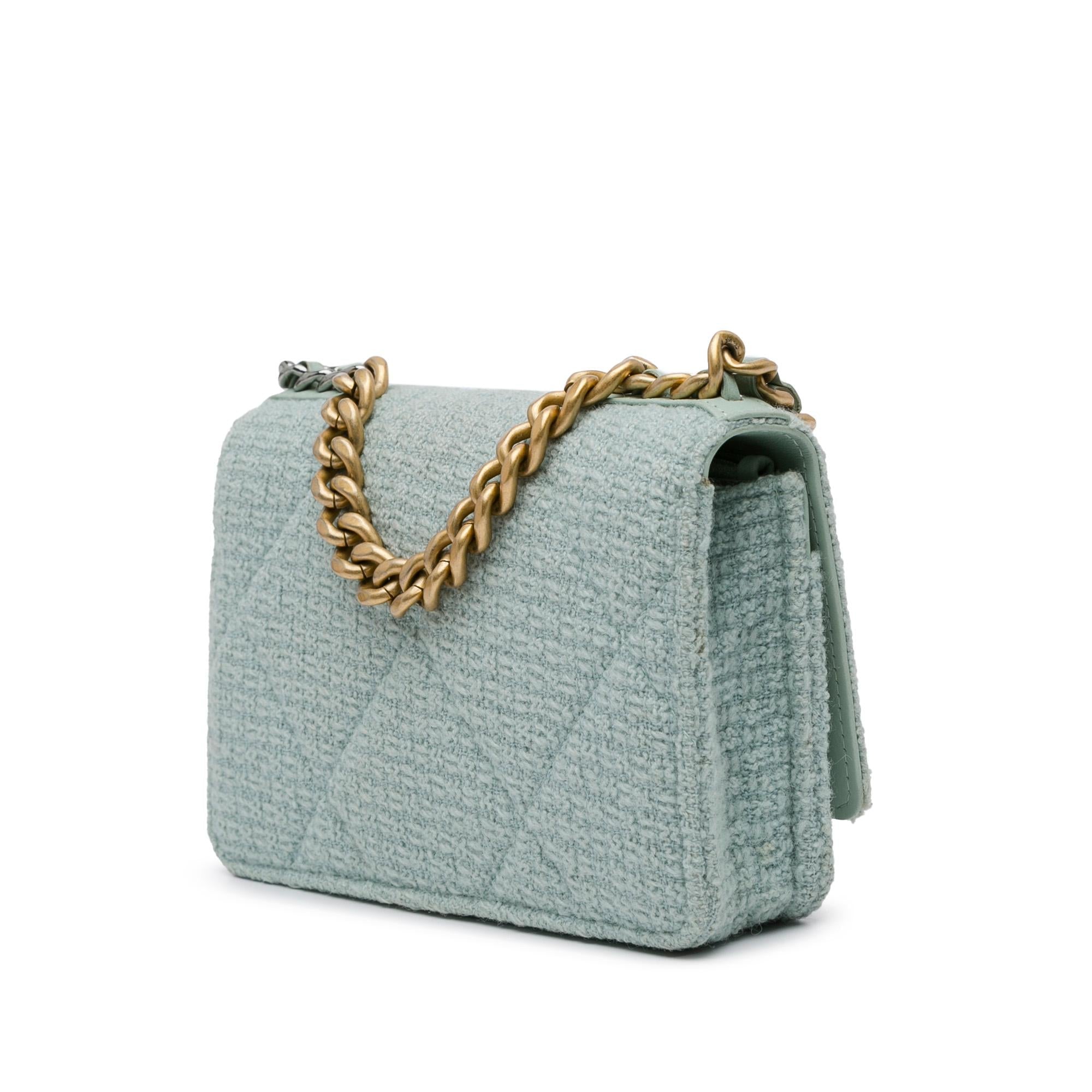 Chanel Tweed 19 Wallet On Chain (SHG-4O6ndT)